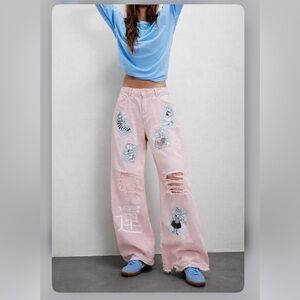 “Little friends” jeans